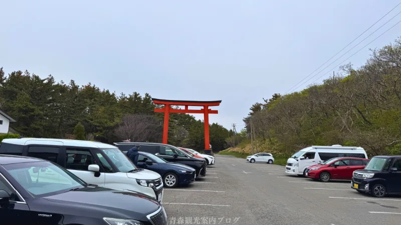 高山稲荷神社の駐車場